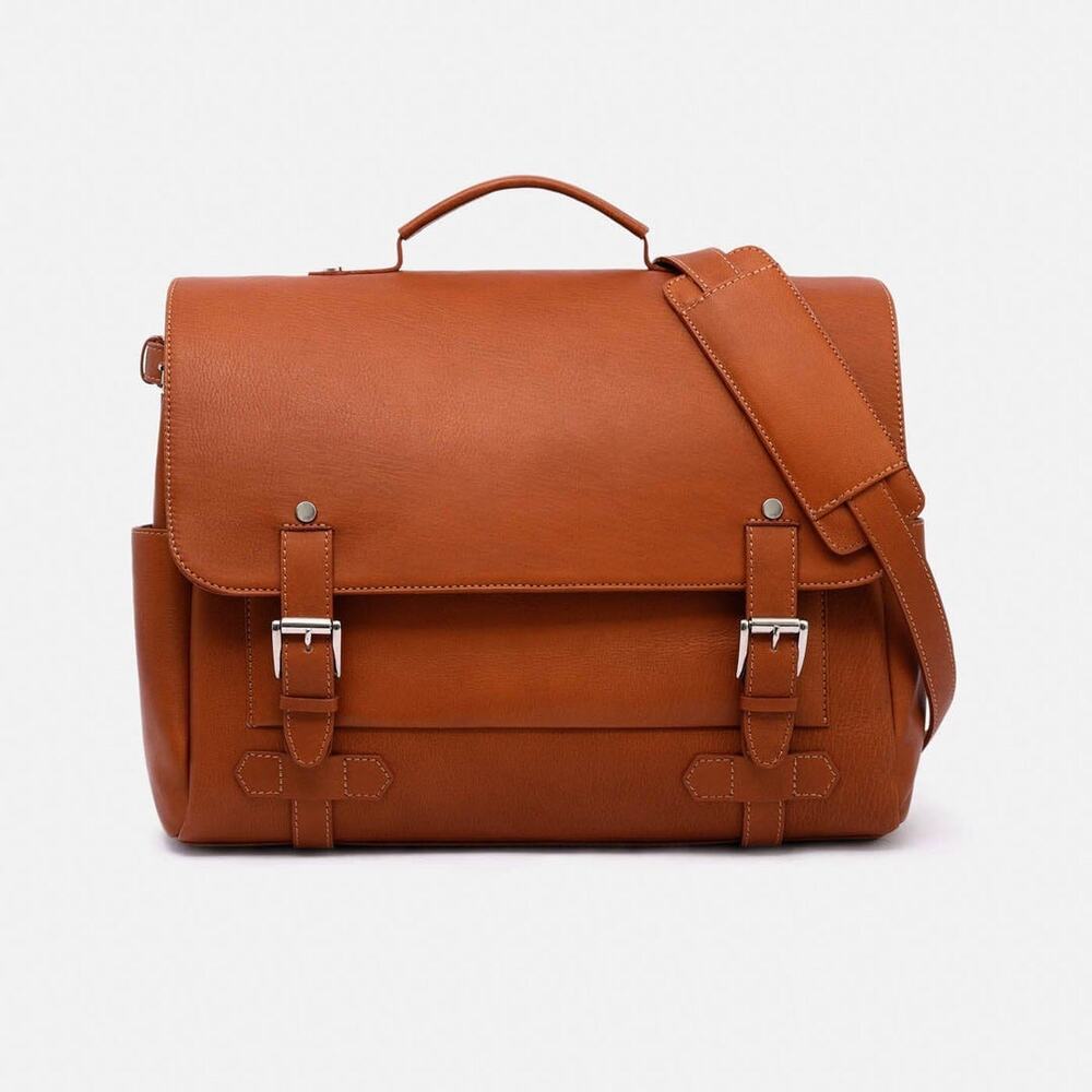Beckett Simonon Leather Gaston Messenger Bag - Men's